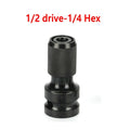 Drill Bit Chuck Adapter 1 2 Drive to 1 4 Hex Part for Driver Replacement