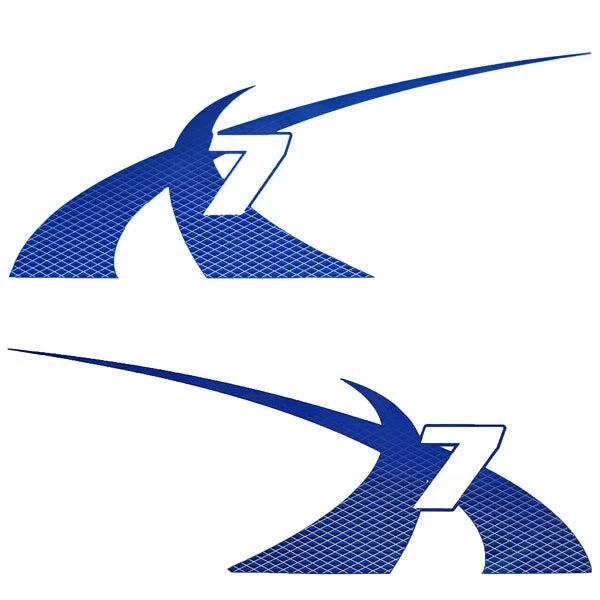MasterCraft Boat X-7 Decals 7501407 - 2011-13 (set of 2)