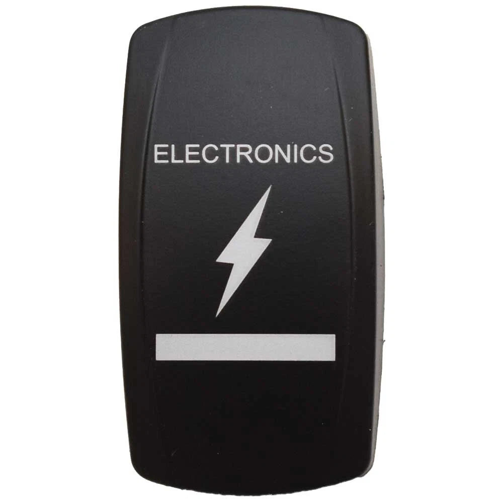 Carling Boat Rocker Switch Actuator - Contura V Electronics Black