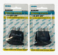 General Marine RK19460, on - Off - on Single Pole Rocker Switch - 2 Pack