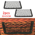 2Pcs Large Storage Cargo Mesh Net for Camper Caravan Boat Bag Holder Pocket