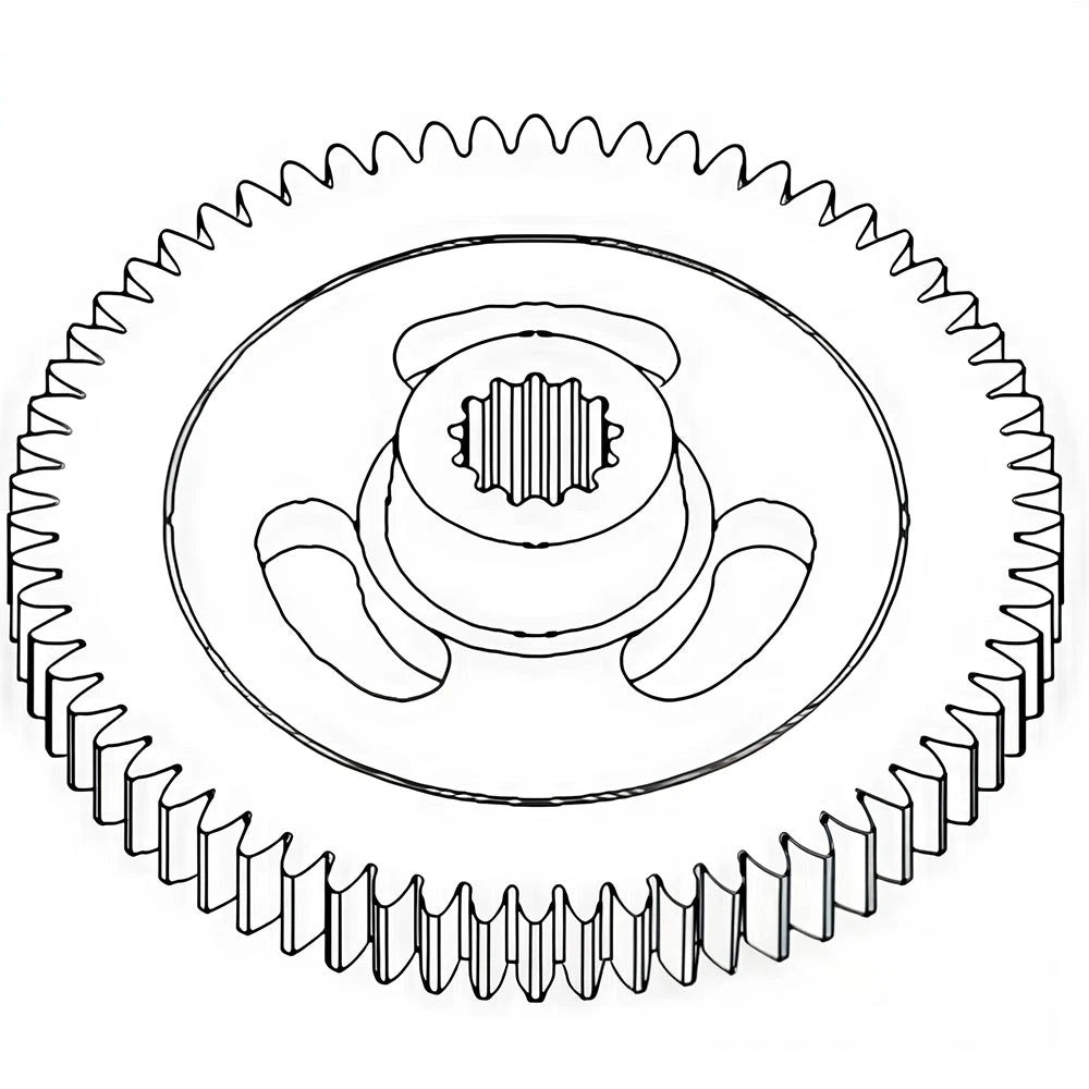 Splined Impeller Gear Fits John Deere Models E84810 E84810-A