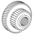 C5NN7113D Main Countershaft Gear Fits Ford Holland 230A 231 233 ++ Tractors