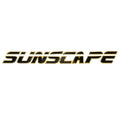 Malibu Boat Raised Decal 274349 - Sunscape Black Gold Sticker