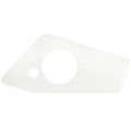 Legend Boat Blank Throttle Control Panel 316542 - White Aluminum