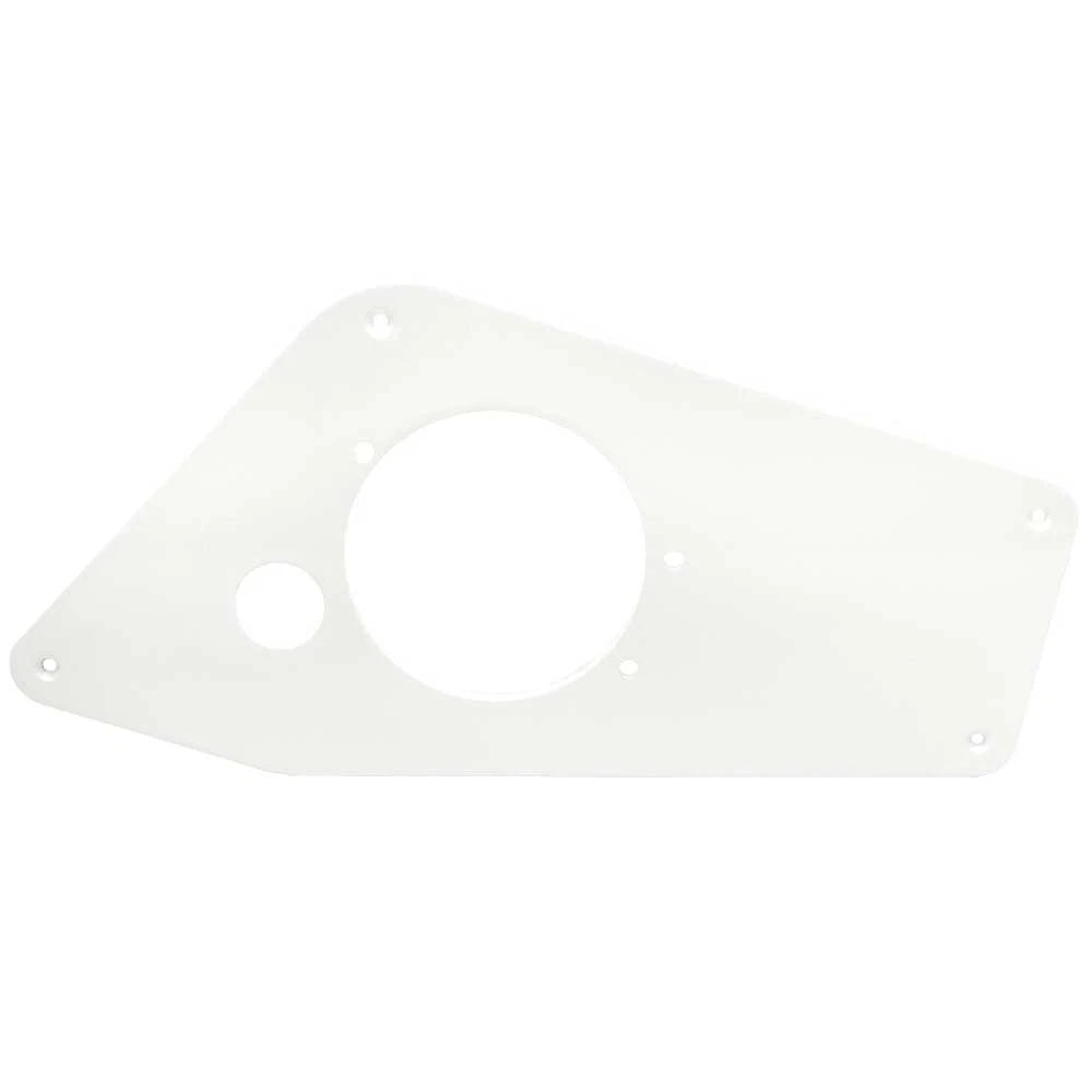Legend Boat Blank Throttle Control Panel 316542 - White Aluminum