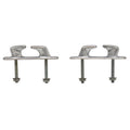 Perko Boat Skene Bow Chocks - 4 1/8 X 1 Inch Chrome (pair)