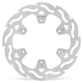MotoMaster Flame Fixed Rear Brake Disc for Kawasaki KX250 1989-2002