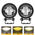 For MINI Headlamp Motorcycle Car 20W Waterproof LED Spot Light White Yellow