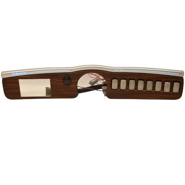 Godfrey SanPan Pontoon Boat Illuminated Helm Switch Panel 292145 - Woodgrain (OE