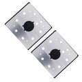 2PCS 1/4" Square 10 Holes Sander Disc Pad Accessories for Dewalt DW411 BD5000