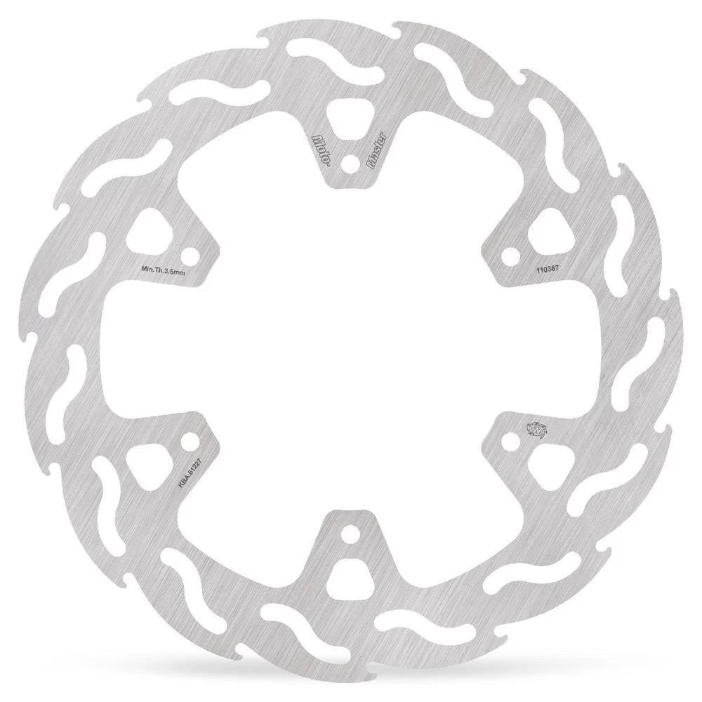 MotoMaster Flame Fixed Rear Brake Disc for Yamaha WR250F 2001