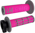 ODI Emig 2.0 V2 Lock-On Grips Pink/Grey for Offroad Motorcycles 2018-2024