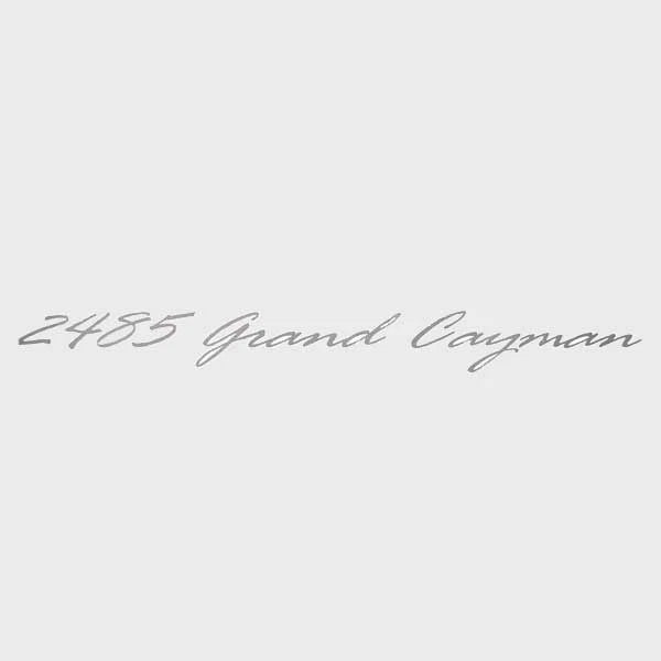 Crestliner Boat Model Decal - 2485 Grand Cayman Gray Sticker