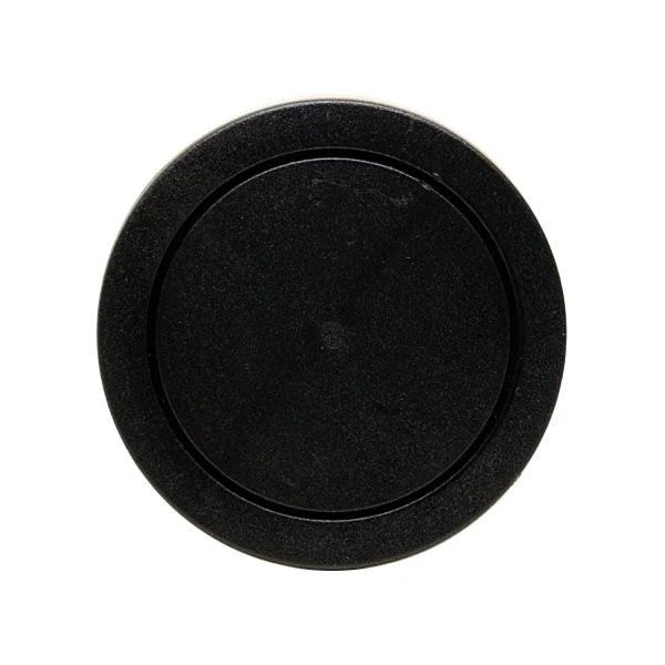 Boat Blank Gauge Dash Filler - 2 3/8 Inch Black Plastic