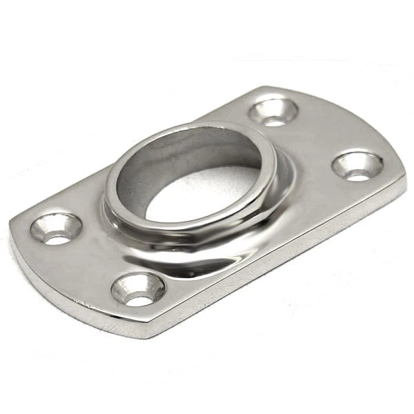 Larson Boat Rail Base 4240-1306 - 1 1/8 X 1 Inch Stainless Steel