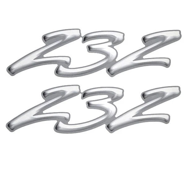 Rinker Boat Brand Decal 218549 - 232 Captiva Gray White (pair)