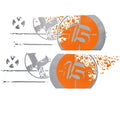 MasterCraft Boat X15 Decals 750267 - 2008 Turn Buoy Orange (set of 2)