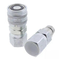 Hydraulic Flat Face Coupler Kit KV14216 AT312470 for John Deere 325 332D 250 317