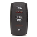 Carling Boat Rocker Switch - Timed Livewell On/Off/On 12V 20A
