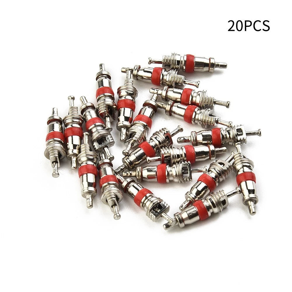 20*-Tyre Valve Core Insert with Remover Tool Car Bike Motorcycle Wheel UK