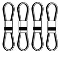 Main Drive Belt Fits John Deere Disc Mower 260 270 ES10774