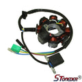 STONEDER 8 Coils Ignition Stator Magneto for GY6 125cc 150cc Moped Scooter ATV