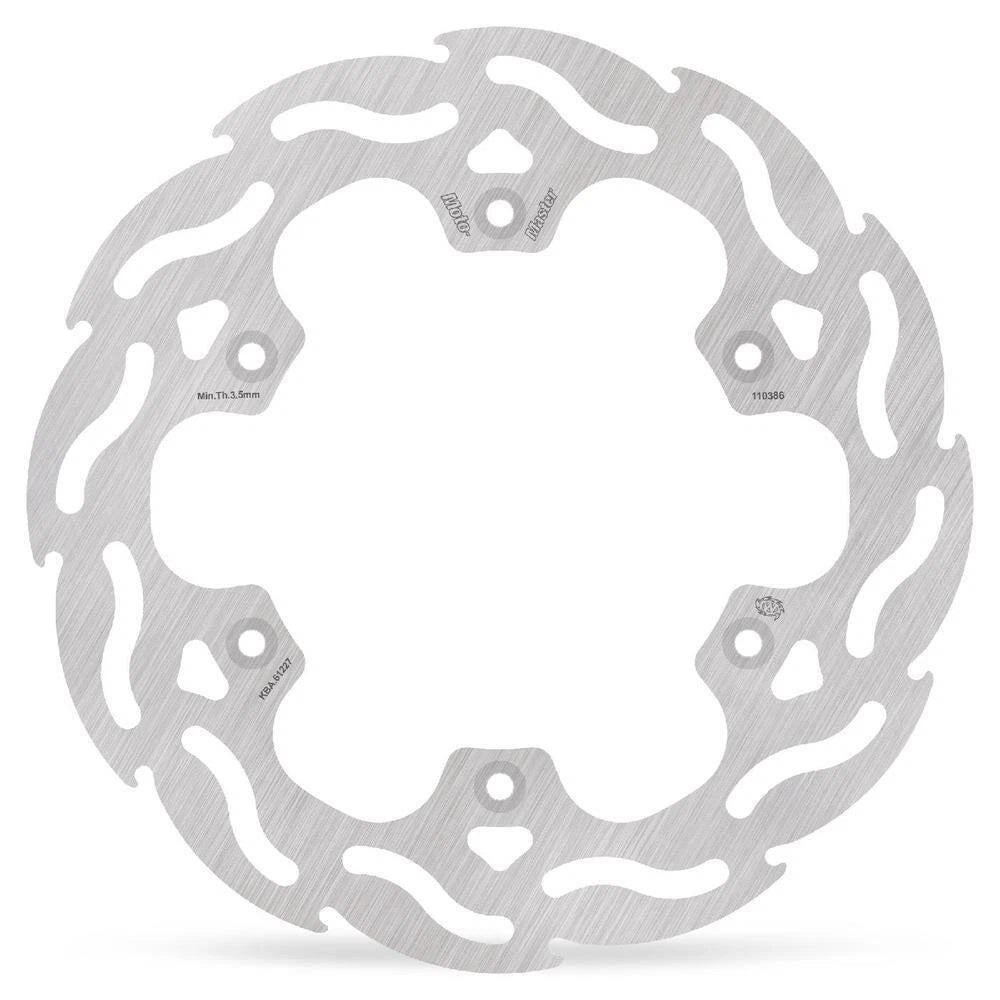 MotoMaster Flame Fixed Rear Brake Disc for Yamaha WR250 1990-1997