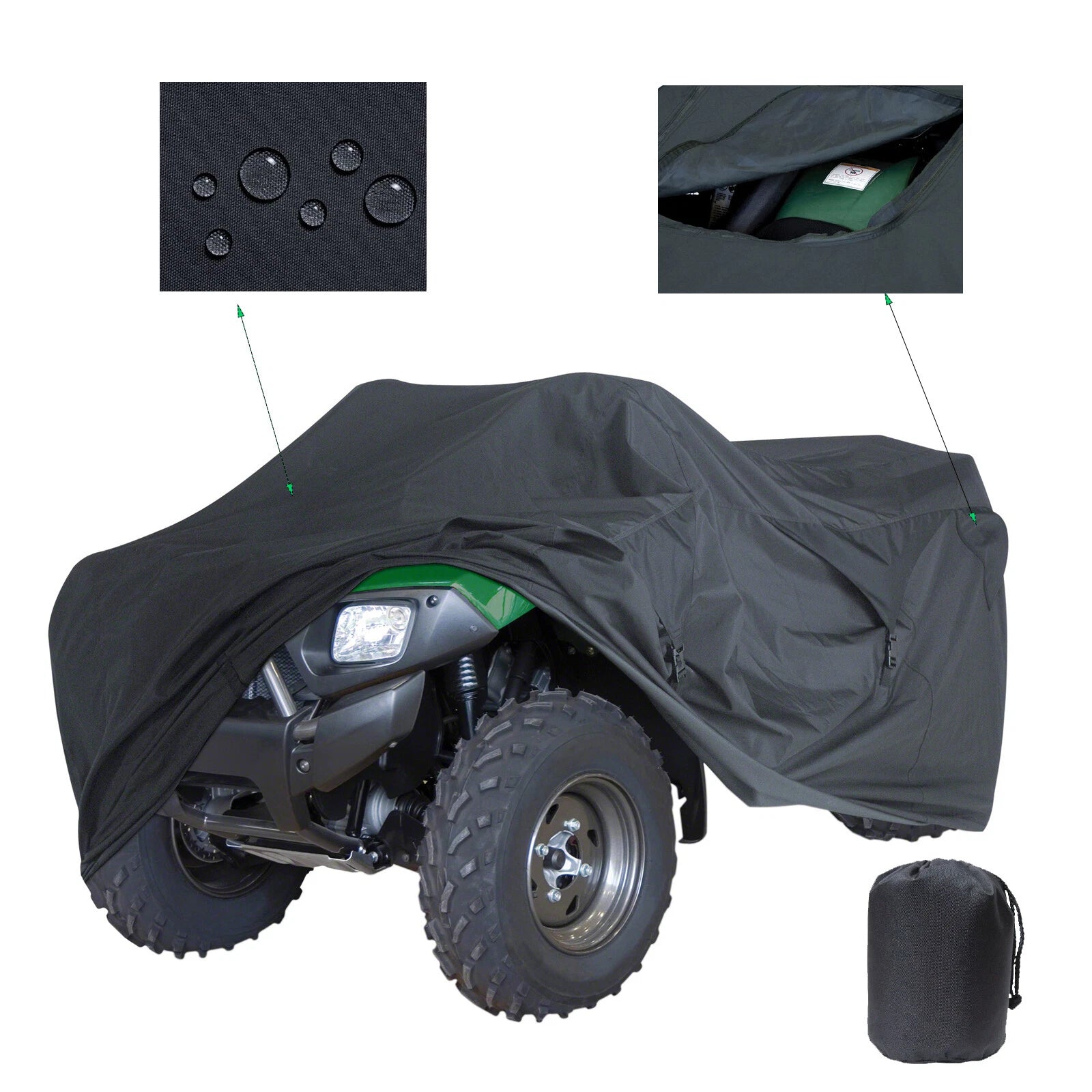 Suzuki Eiger 400 Deluxe Trailerable ATV Storage Cover Heavy Duty Waterproof UV