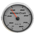 MasterCraft Boat Speedometer 504472 - Medallion 80 KMH 4 1/4 Inch