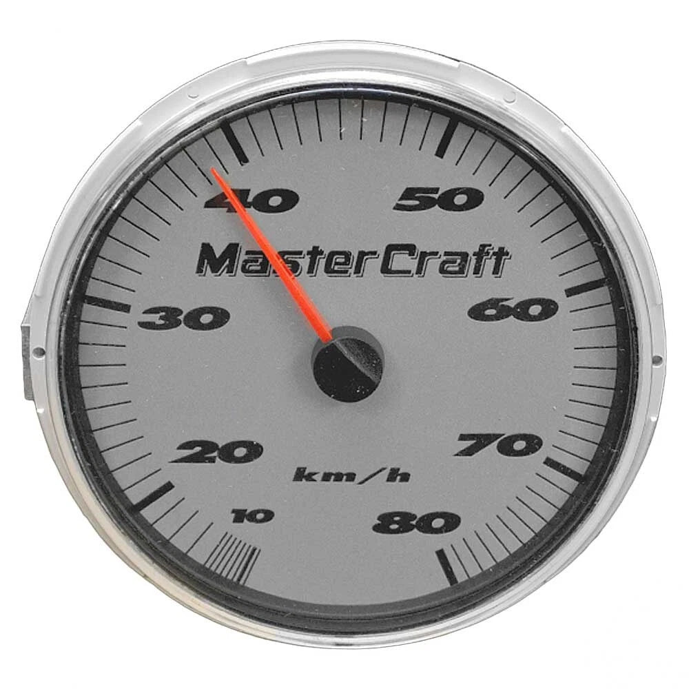 MasterCraft Boat Speedometer 504472 - Medallion 80 KMH 4 1/4 Inch