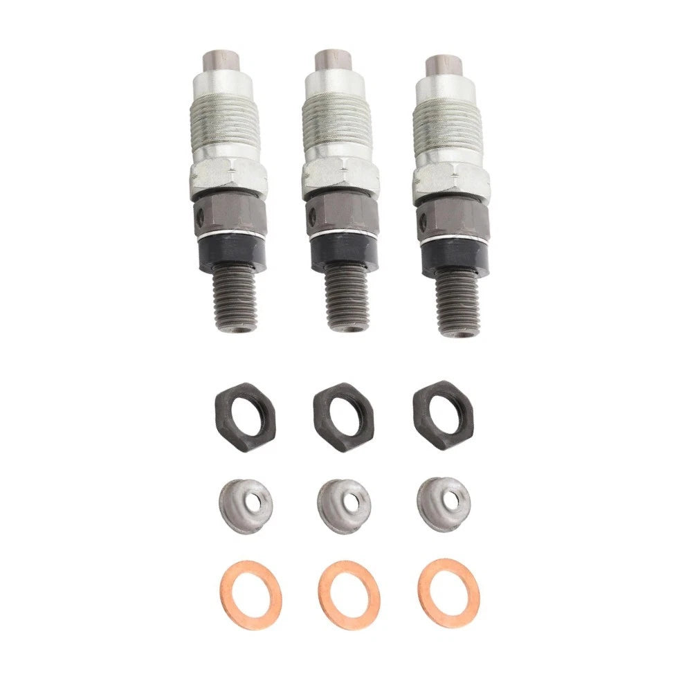 3 Pack: Fuel Injectors Fits Bobcat Replaces 16419-53000