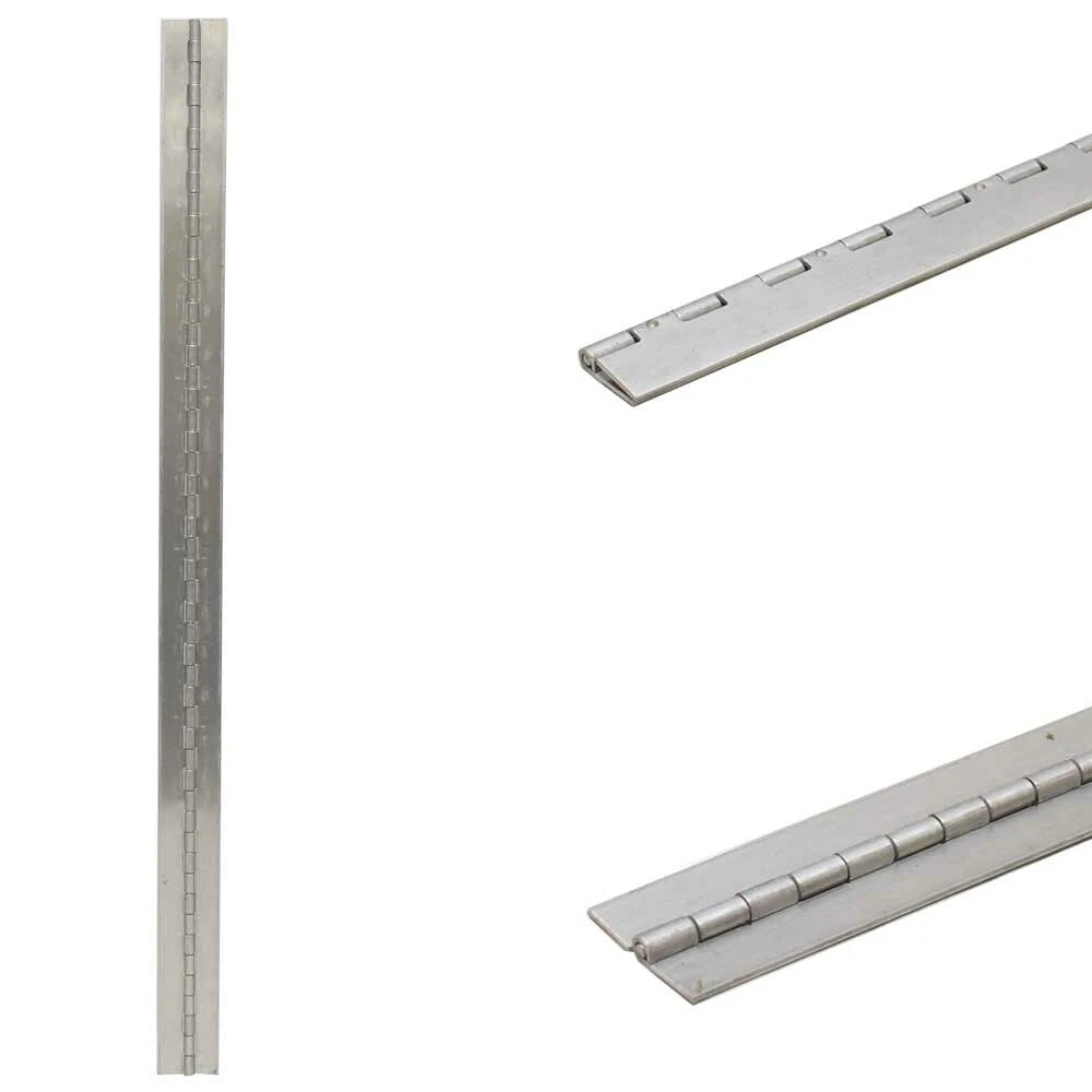 Tracker Boat Piano Hinge 177472 - 25 X 1 1/2 Inch 16 Gauge Aluminum