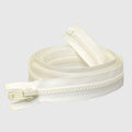 YKK Fastening Boat Separating Zipper - 110 X 1 1/2 Inch White