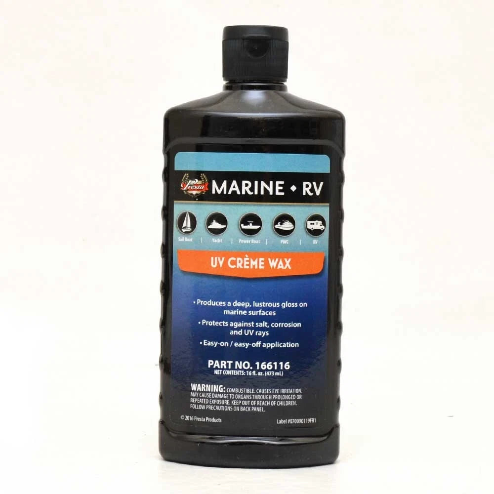Presta Boat Creme Wax 166116 - 16 OZ UV Protection