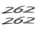 Rinker Boat Decal Sticker - 262 White Gray (pair)