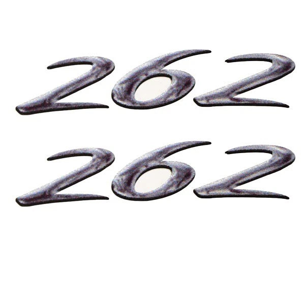 Rinker Boat Decal Sticker - 262 White Gray (pair)