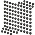 Boat Tubing Plug Cap - 3/4 X 1/2 Inch Black Plastic (set of 100)