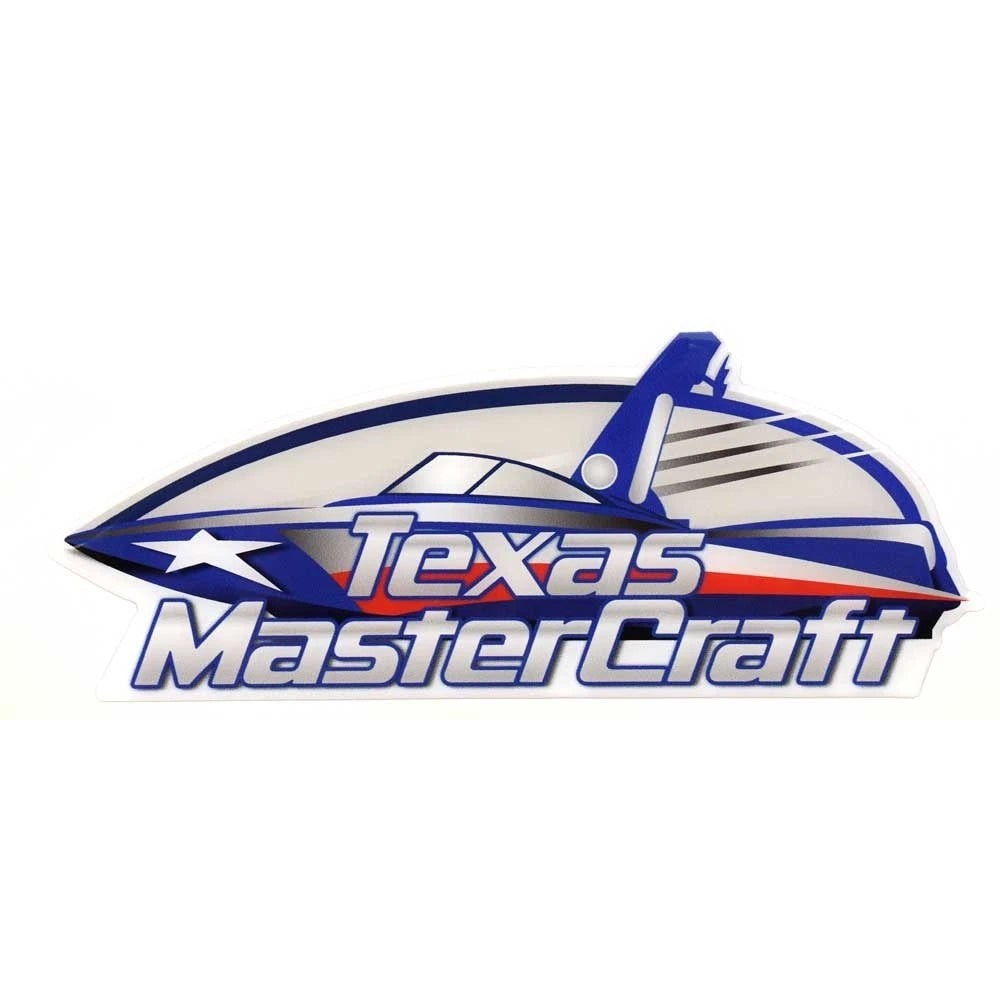 MasterCraft Boat Raised Decal U34679-01 - Texas Sticker