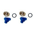 Drain Plug Kit for MerCruiser Sterndrive 4 Cylinder 22-862557 8M0119211 2Sets