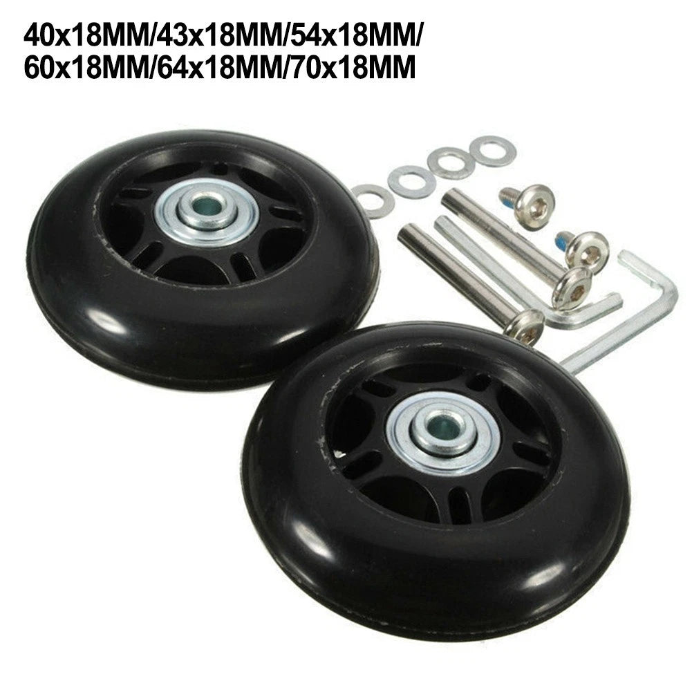 Sturdy and Silent Luggage Suitcase Wheels Multiple Sizes Tool Accessories