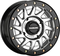 Raceline Squad Beadlock Wheel 15x7 4/137 6+1 Hyper Silver for UTVs