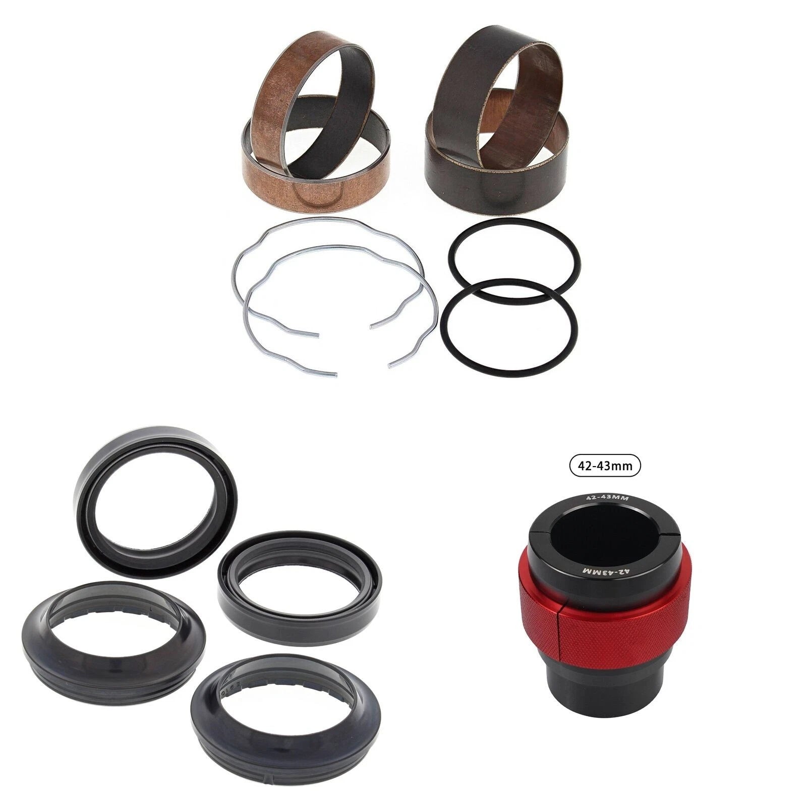 Front Fork Rebuild Kit Harley VRSCR V Rod Street Rod 2006-2007 56- with Driver
