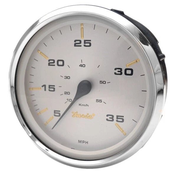 Faria Boat Pontoon Speedometer Gauge SE9872A - Kronos Series 35 MPH