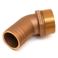 Groco Boat Pipe to Hose Fitting PTHD-1500 - 1 1/2 Inch Bronze