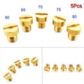 5Pcs Motorcycle Carb Main Jets #60/65/70/75/8 0 Jet for 50-80cc Motorized