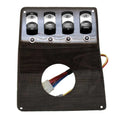Rinker Boat Switch Panel - 7 7/8 X 9 1/2 Inch Gray Faux Woodgrain