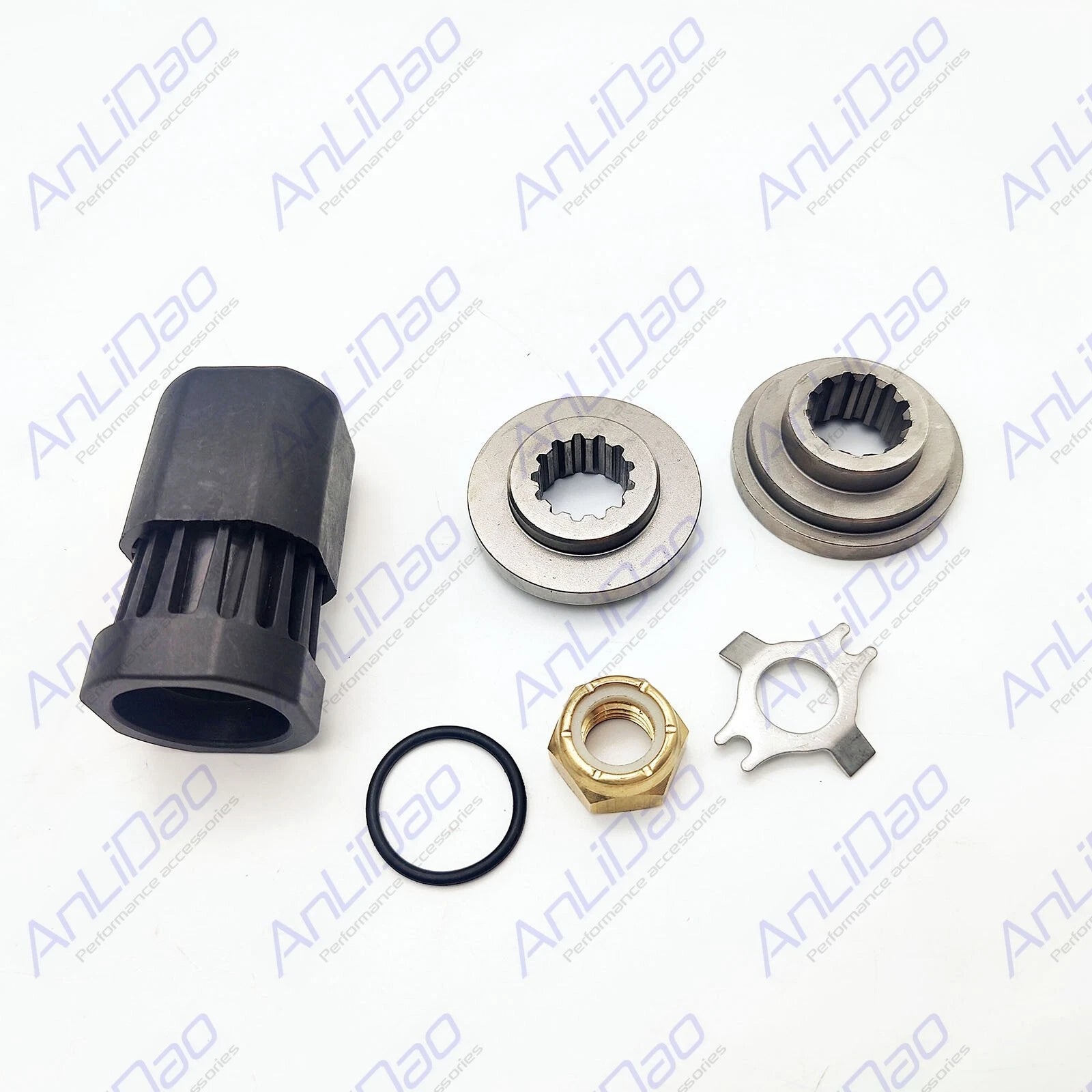 Replaces Mercury Marine Quicksilver 4 Piece Flo-Torq Reflex Hub Kit 835257k12