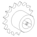 Sprocket AH128074 Fits John Deere 9660WTS 9680I WTS 9680WTS 9760STS 9860STS