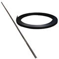 Taco Metals Boat Rub Rail Kit V21-9947BKA55D - Black with Inserts 55 Ft